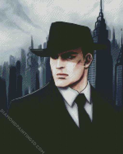 Aesthetic Mafia Man Diamond Paintings