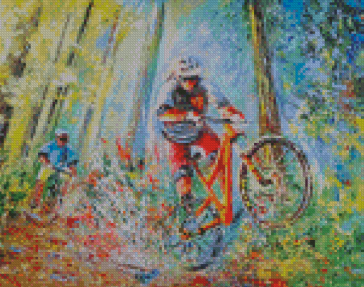 Aesthetic Mountain Bike Diamond Paintings