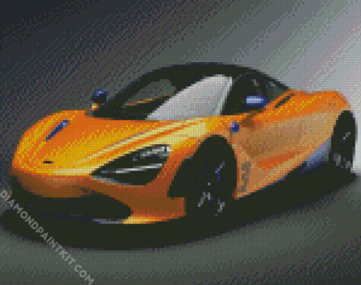 Aesthetic Orange Mclaren Diamond Paintings