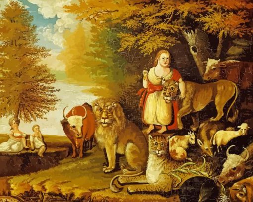 Aesthetic Peaceable Kingdom Diamond Paintings