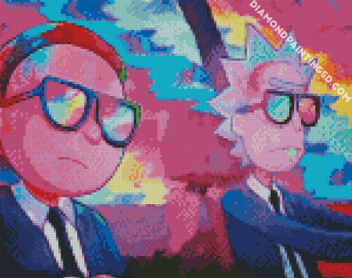 Aesthetic Rick And Morty Diamond Paintings