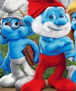 Aesthetic The Smurfs Diamond Paintings