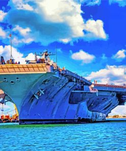 Aircraft Carrier Diamond Paintings