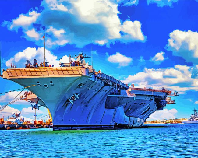 Aircraft Carrier Diamond Paintings