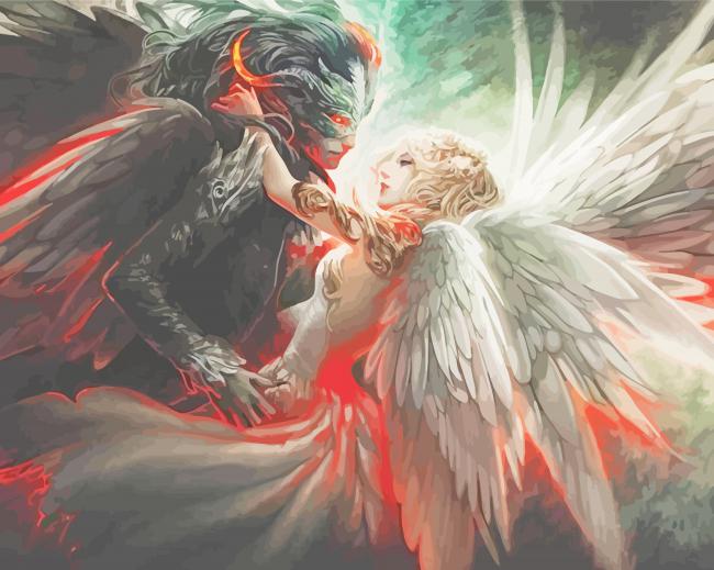 Angel And Devil Diamond Paintings