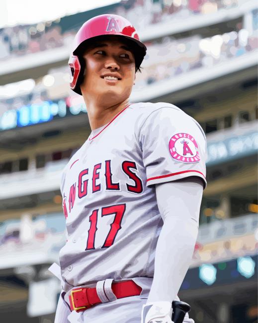 Angels Player Shohei Ohtani Diamond Paintings