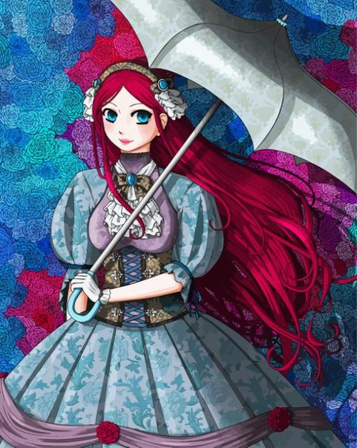 Anime Noble Lady Diamond Paintings