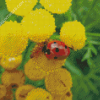 Ant And Ladybug On Flower Diamond Paintings