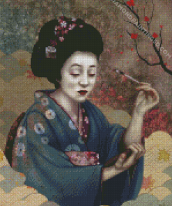 Asian Lady Diamond Paintings