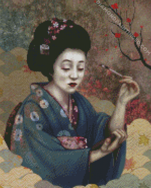 Asian Lady Diamond Paintings