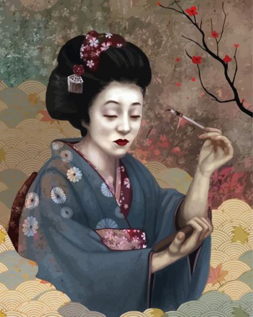 Asian Lady Diamond Paintings