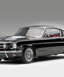 Black 64 Ford Mustang Car Diamond Paintings