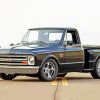 Black Truck 1967 Chevy Stepside Diamond Paintings