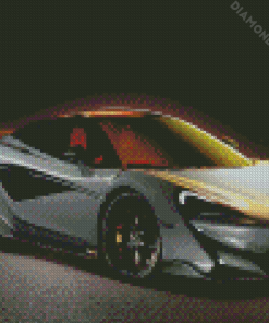 Black Mclaren Car Diamond Paintings