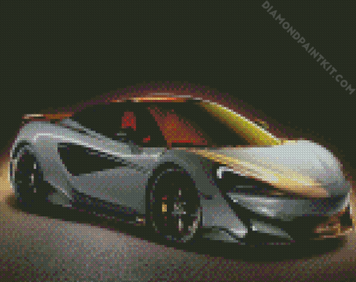 Black Mclaren Car Diamond Paintings