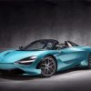 Blue Mclaren Car Diamond Paintings