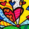 Britto Hearts Diamond Paintings