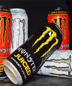 Colorful Monster Energy Drinks Diamond Paintings