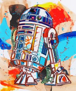 Colorful R2d2 Diamond Paintings