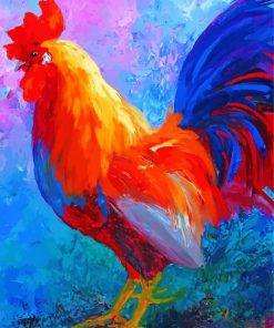 Colorful Rooster Art Diamond Paintings