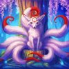 Cute Nine Tail Fox Diamond Paintings