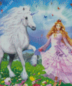 Disney Princess And Unicorn Diamond Paintings