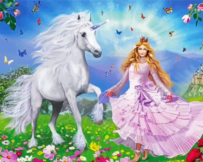 Disney Princess And Unicorn Diamond Paintings