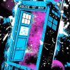 Doctor Who Tardis Splatter Diamond Paintings