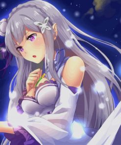 Emilia Re Zero Diamond Paintings