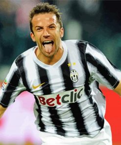 Football Player Allessandro Del Piero Diamond Paintings