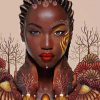 Gorgeous Black Lady Diamond Paintings