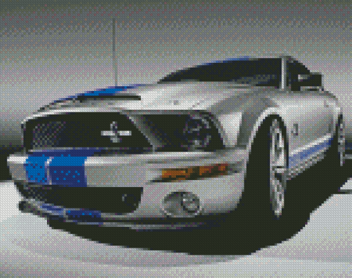 Grey Ford Shelby Diamond Paintings