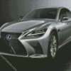 Grey Lexus Car Diamond Paintings