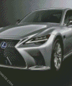 Grey Lexus Car Diamond Paintings