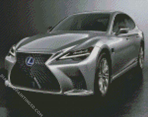 Grey Lexus Car Diamond Paintings