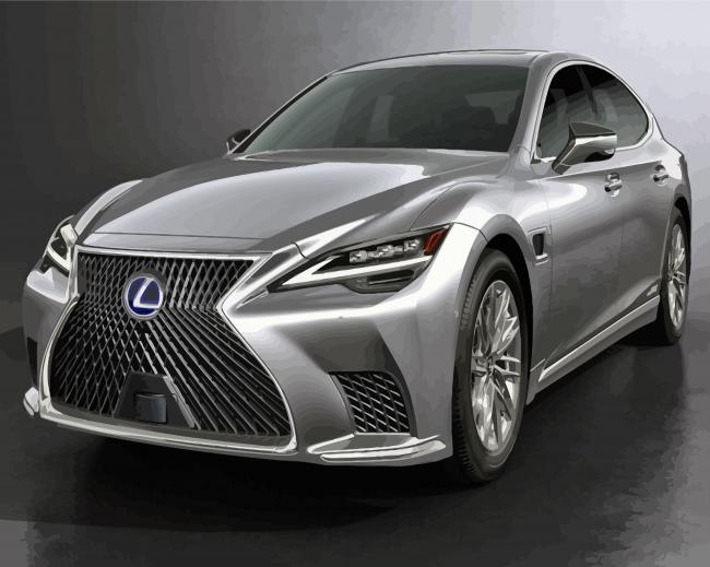 Grey Lexus Car Diamond Paintings