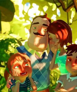 Hello Neighbor Character Diamond Paintings