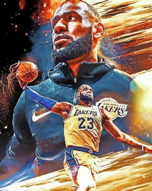 Lakers Lebron James Diamond Paintings