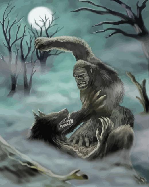 Mad Sasquatch Diamond Paintings