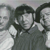 Monochrome The Three Stooges Diamond Paintings