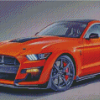 Orange Ford Shelby Cobra Diamond Paintings