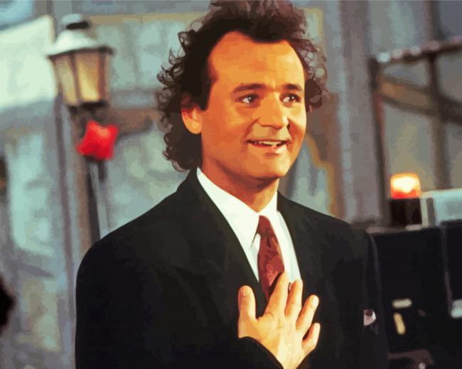 Bill Murray Scrooged Diamond Paintings