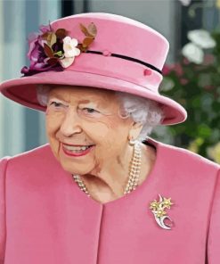 Smiling Queen Elizabeth Diamond Paintings