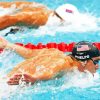 Swimmers In Swimming Competition Diamond Paintings