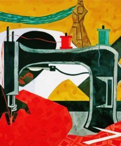 The Seamstress By Jacob Lawrence Diamond Paintings