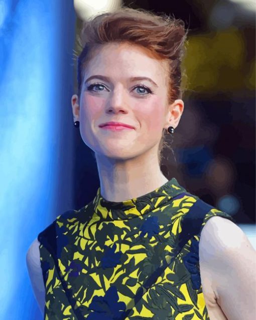 The Scottish Actress Rose Leslie Diamond Paintings