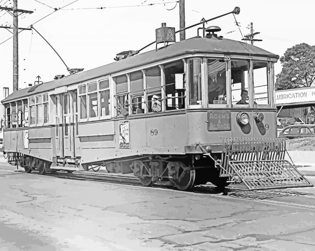 Vintage Streetcars Diamond Paintings