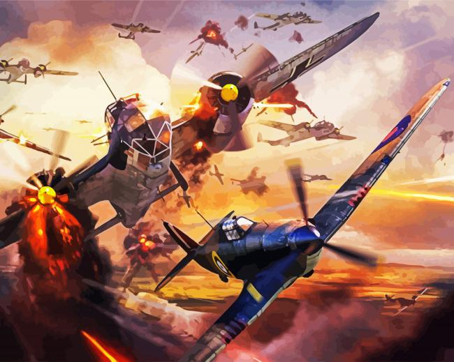 War Thunder Game Diamond Paintings