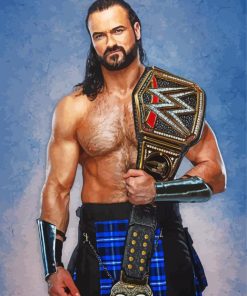 WWE Champion Drew McIntyre Diamond Paintings