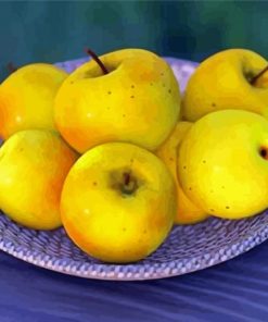 Yellow Apple Fruit Diamond Paintings